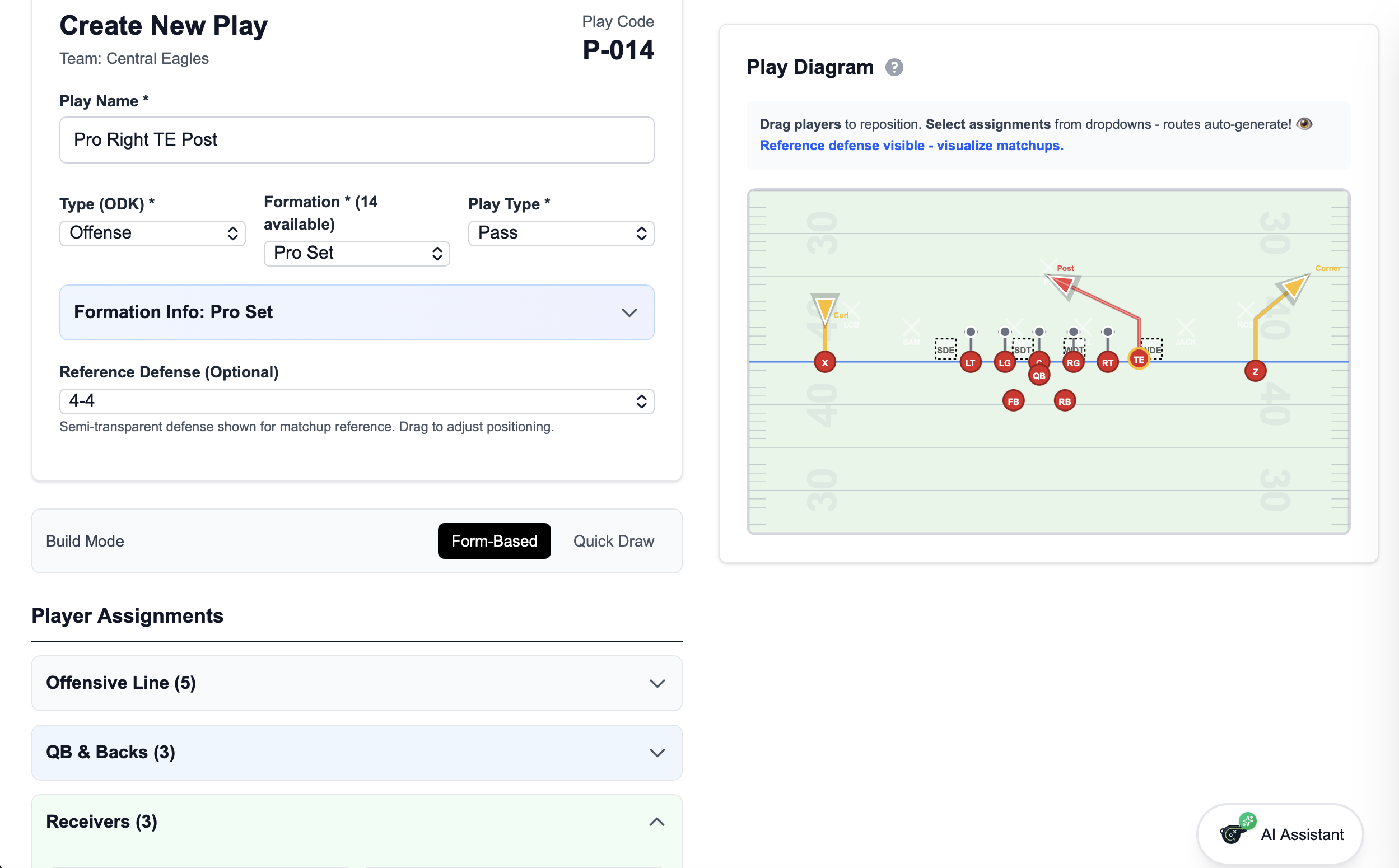 Build your playbook on the big screen
